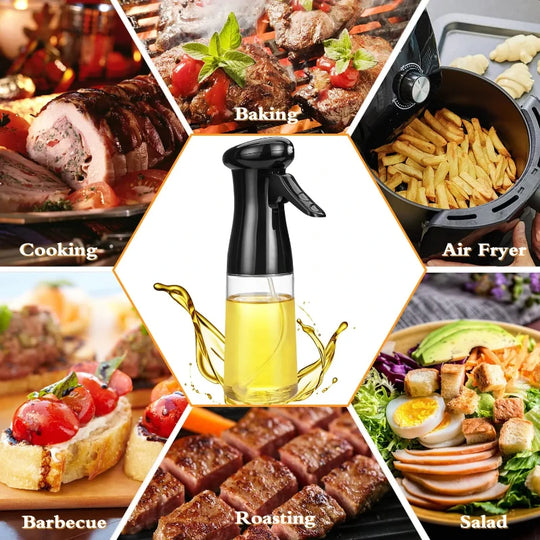 200/300/500ML Spray Olive Oil Spray Bottle Multifunctional BBQ Cooking Dispenser Camping Vinegar Soy Sauce Sprayer Container