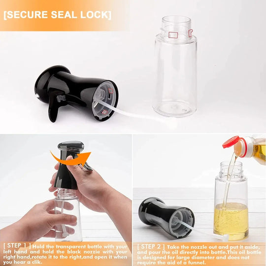 200/300/500ML Spray Olive Oil Spray Bottle Multifunctional BBQ Cooking Dispenser Camping Vinegar Soy Sauce Sprayer Container