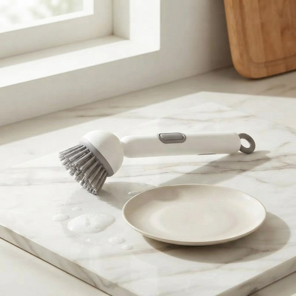Dish Detergent Dispensing Cleaning Brush